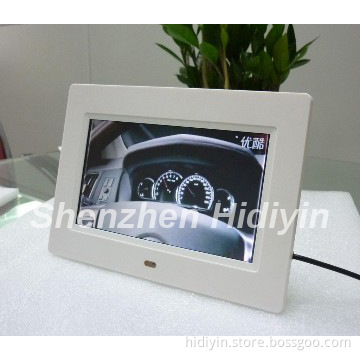 7" digital photo frame for promotion gifts